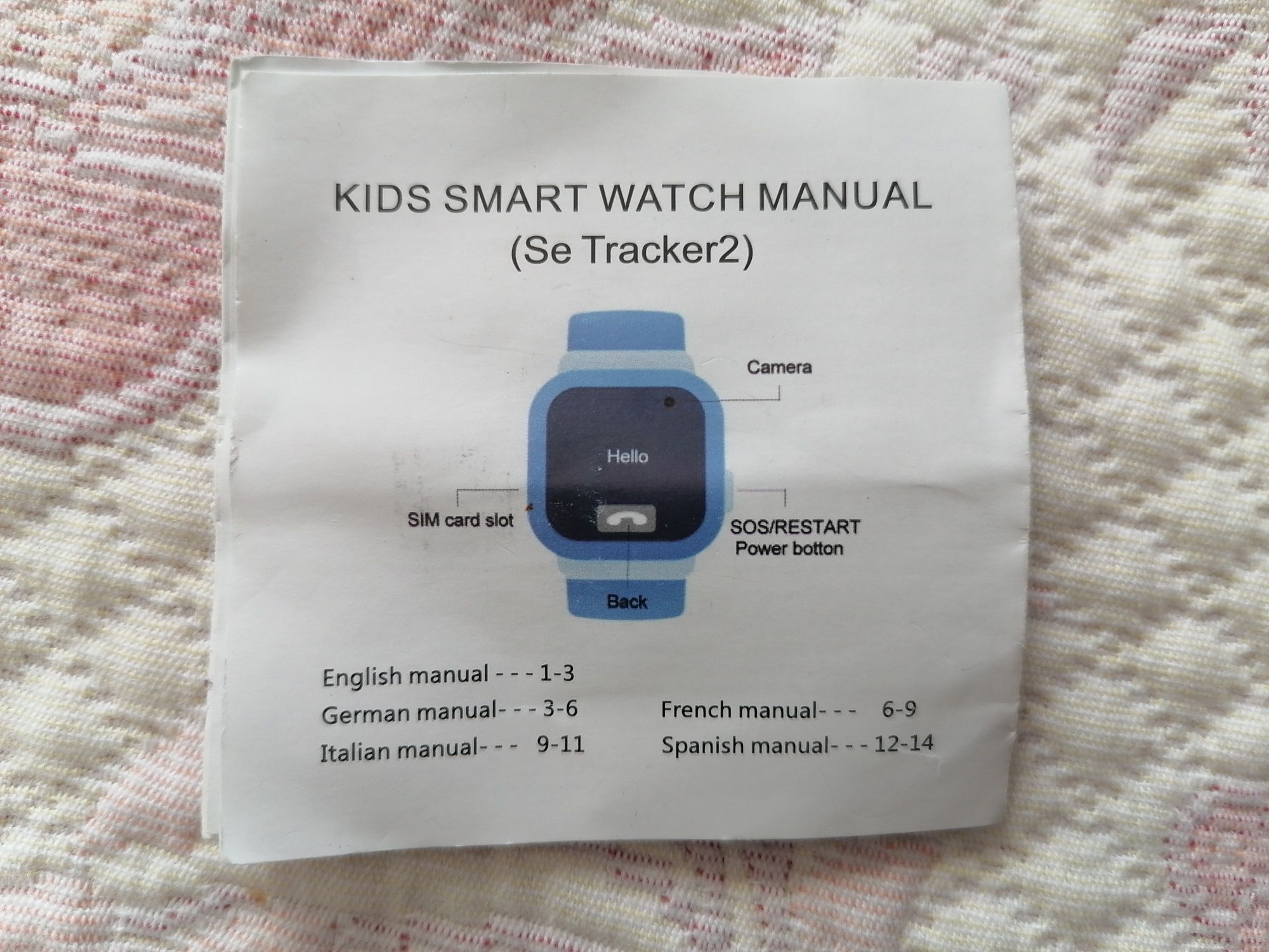 Ceas Smart Watch pentru copii Se Tracker2