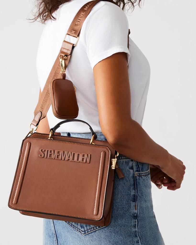 Steve Madden дамска чанта кафява