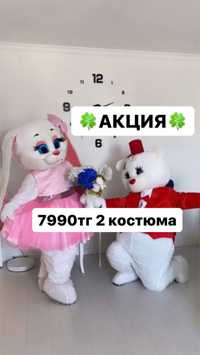 Аниматоры Алматы  Мишка  Тедди Аренда костюмов мишки