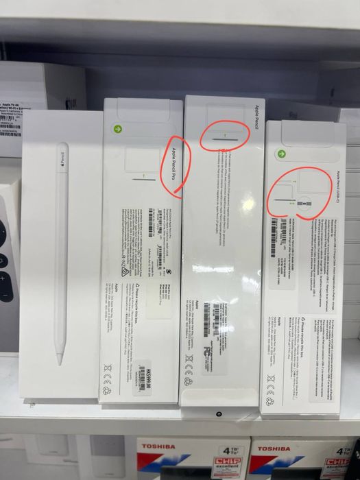 Стилусы Apple Pencil Pro / Pencil 2 Wireless / Pencil 2 Type-C