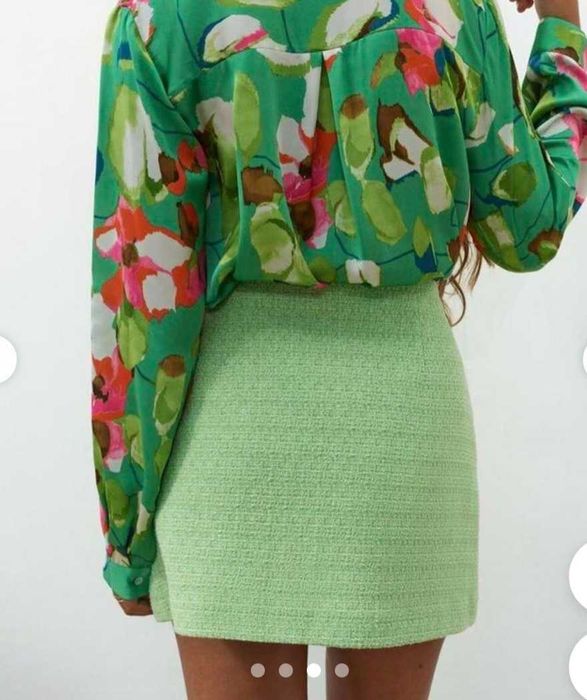 Къса пола от букле на Зара