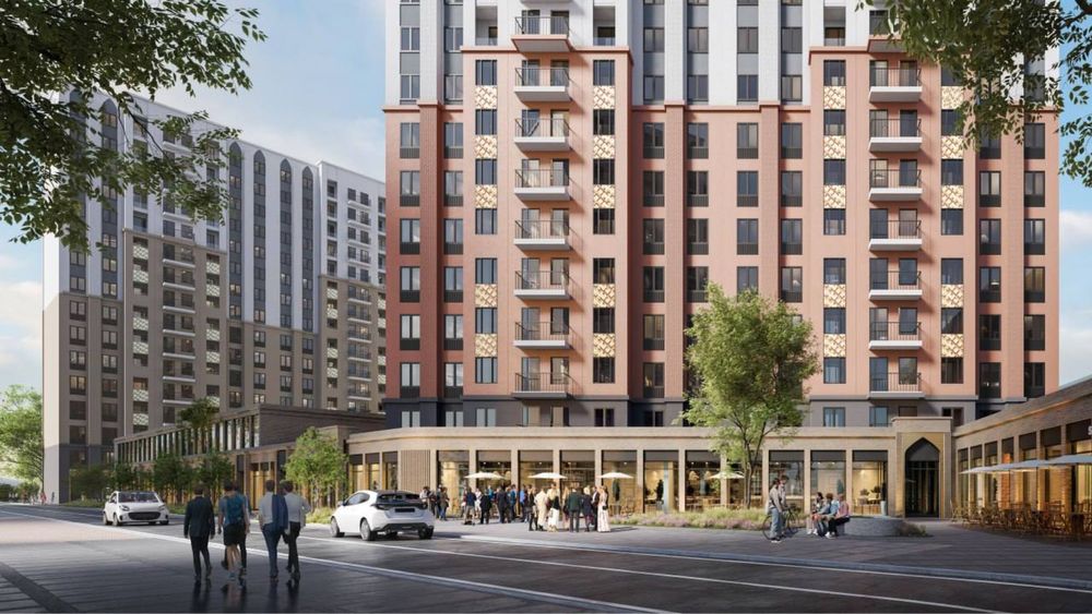 Новостройка Assalom Bog’lar Golden House 2/9/16, 40м2. Предчистовая