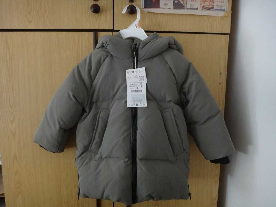 Ново Детско зимно яке Zara размер 98, за 2-3 годишно