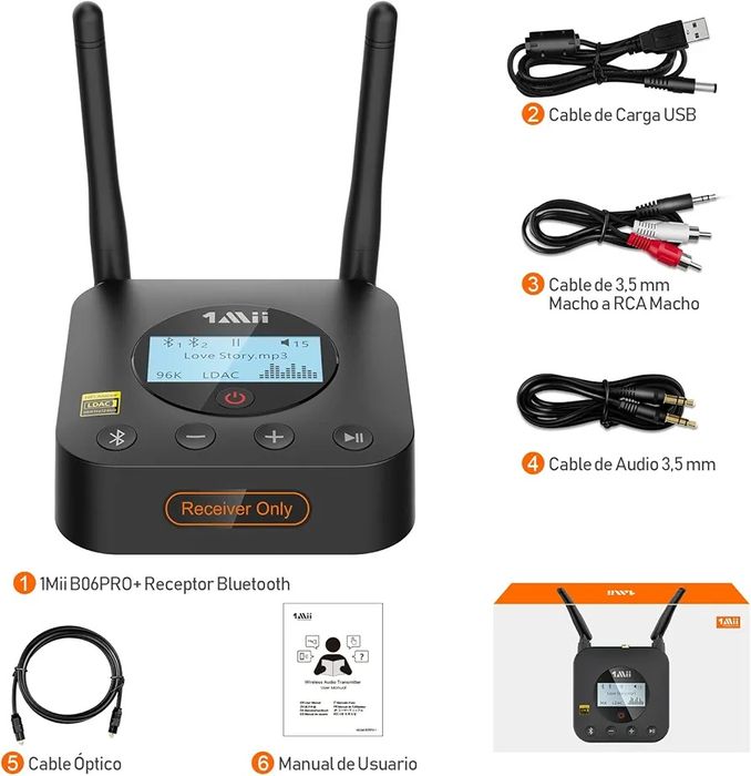 1mii B06pro+ HIFI audio adapter LDCA aptx