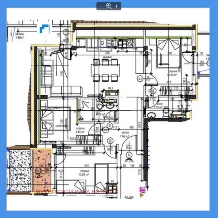 Продава се Четиристаен апартамент в София, Овча купел - 113 кв.м за 2071 €/кв.м - Снимка #1