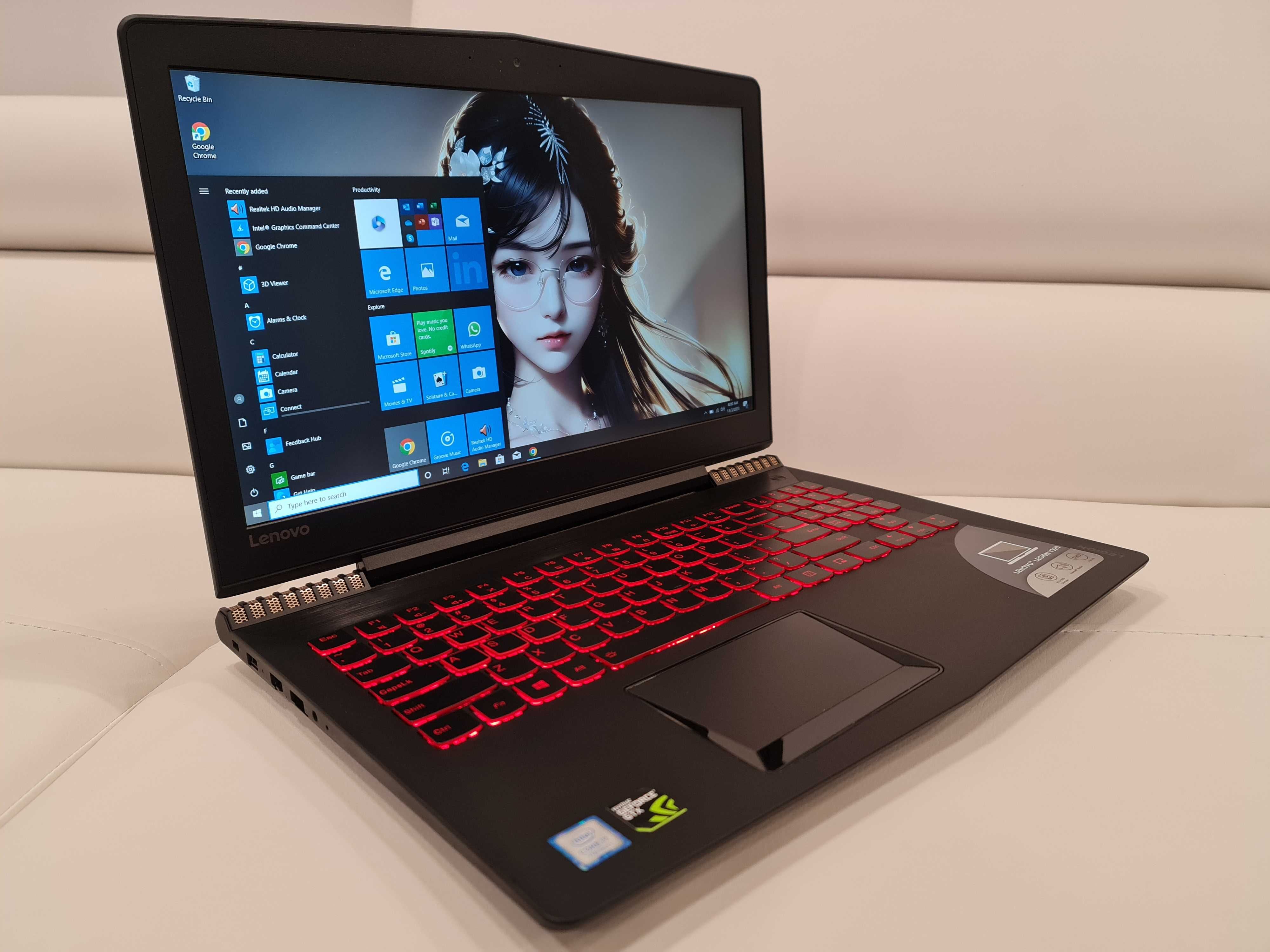 Laptop gaming nou lenovo legion, intel core i7-  video 6 gb nvidia