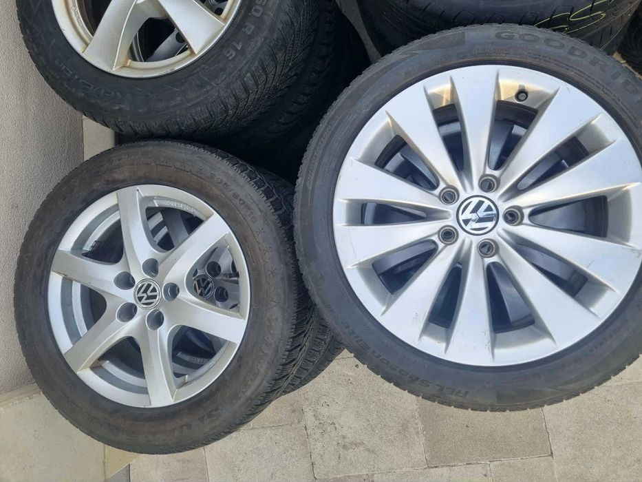 Genti aliaj cu cauciucuri de iarna 5x112