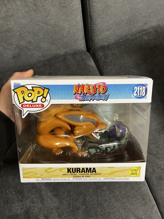 Funko Pop! Deluxe Kurama (#2118) Naruto Shippuden – Glow in the Dark
