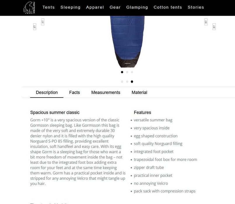 NOU! Sac de dormit Nordisk