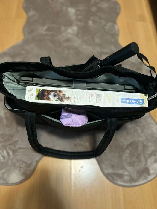 Geantă damă,48x12x32cm,Negru