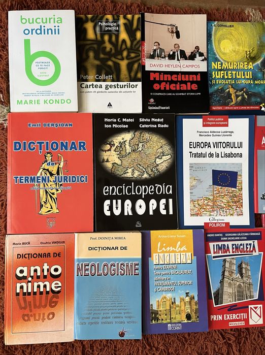 Vând cărți diverse domenii