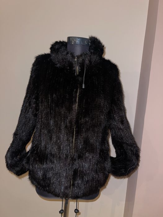 Geaca din blana impletita