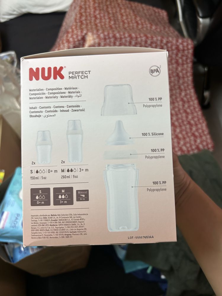 Nuk Perfect Match - комплект 4 шишета + стерилизатор Nuk