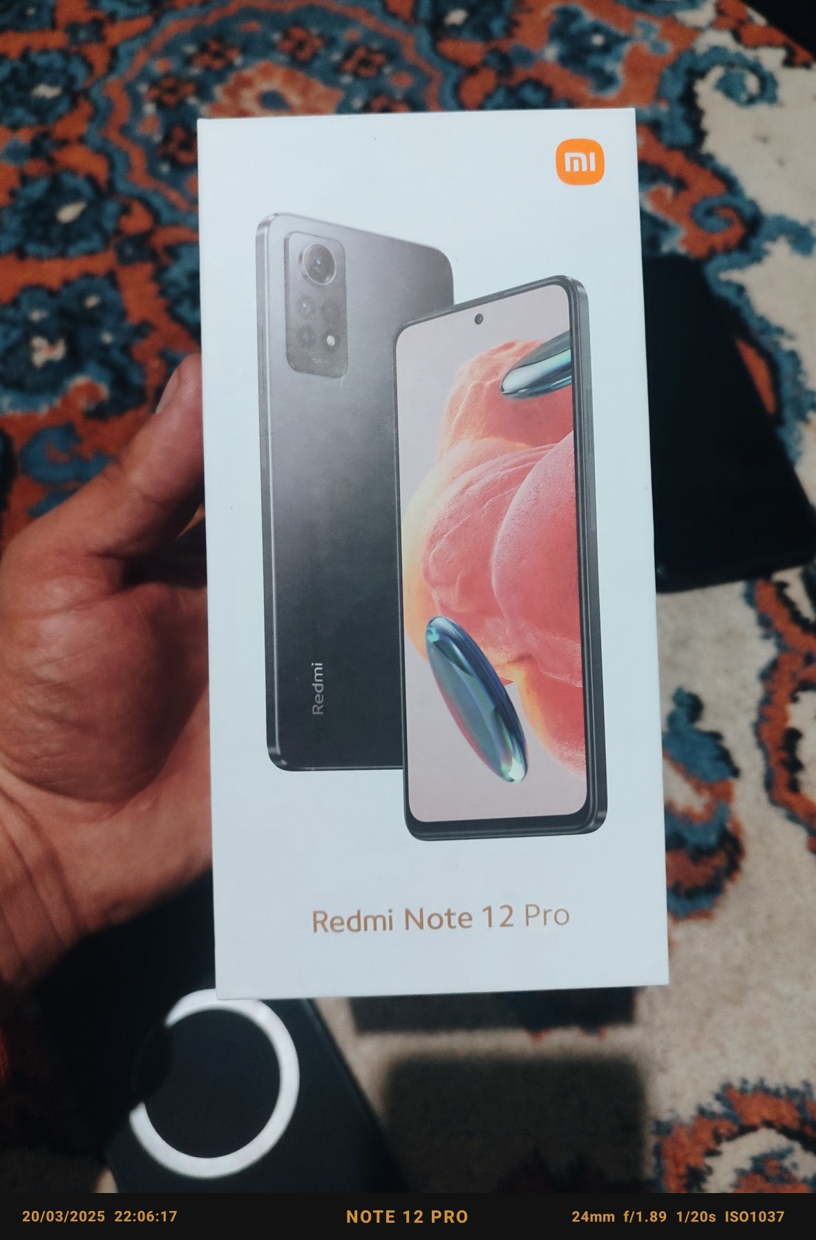 Redmi not 12 pro ideal 8/128 xotira