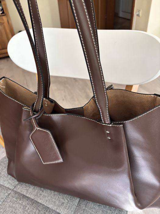 Нова Кафява чанта на Zara