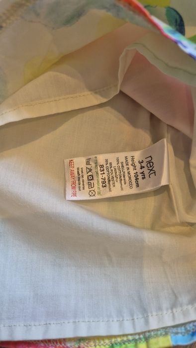 Лот 4-ри броя рокли NEXT 3-4год. 104см