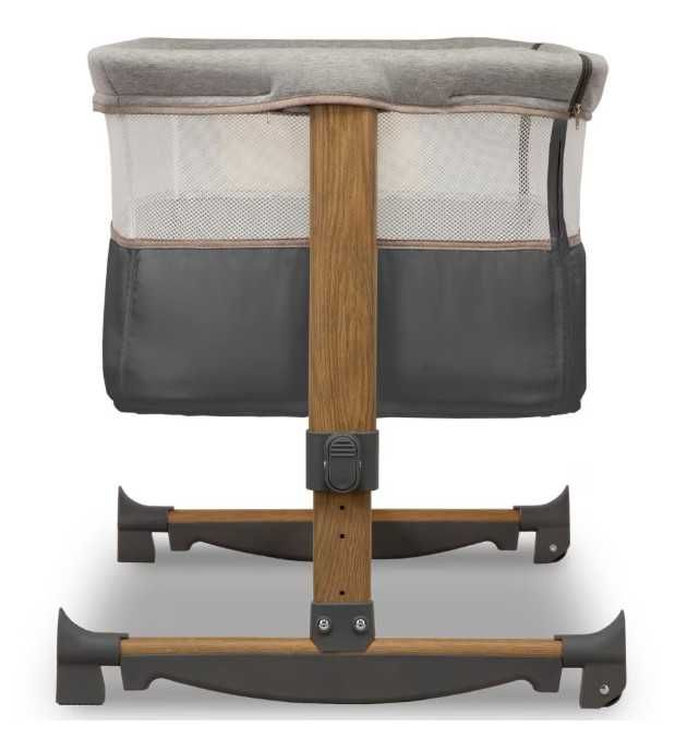 Детска кошара Co-Sleeper с люлка Lionelo Leonie, Grey Sand