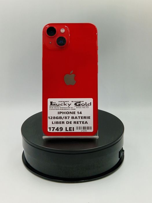 Iphone 14 128Gb/87% Baterie Garantie! #47655