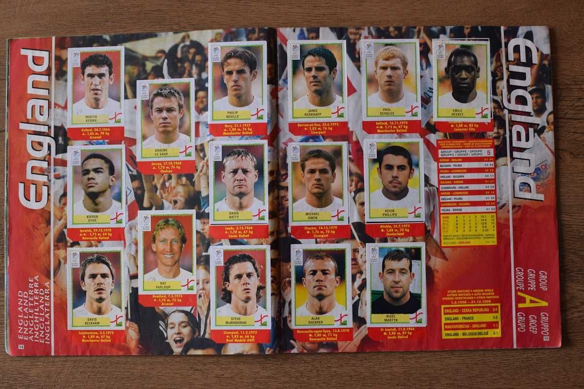 Продавам: Пълен албум Panini UEFA Euro 2000 Belgium & Netherlands