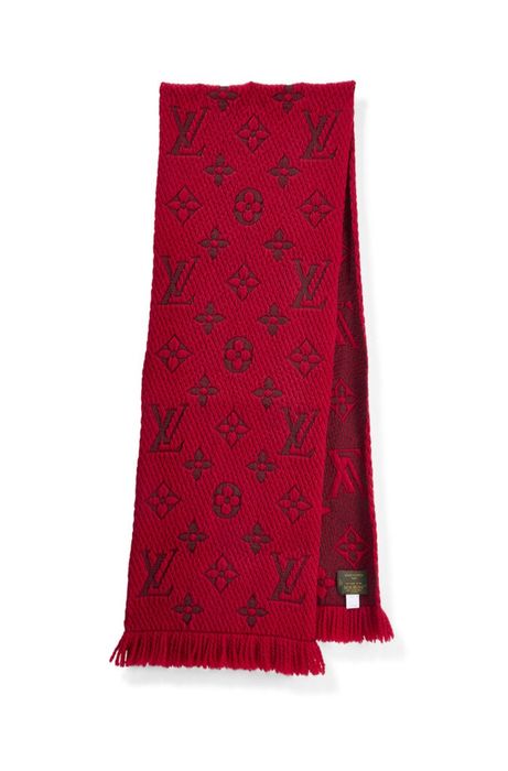 Louis Vuitton Logomania Wool шал с вълна
