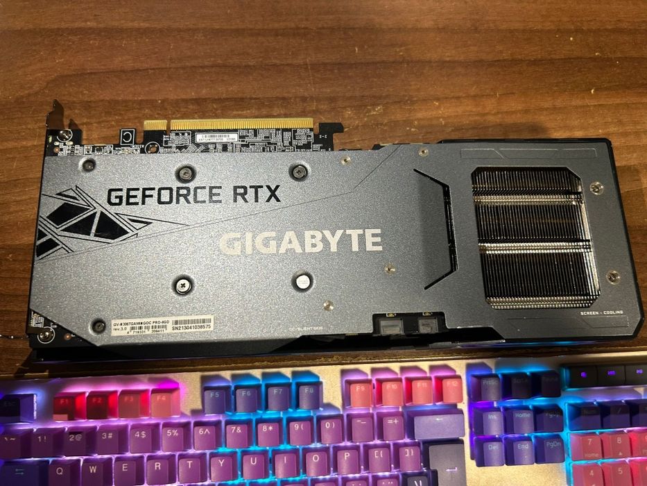 Placa video Nvidia Gigabyte Geforce RTX 3060 Ti Windforce 8GB GDDR6X