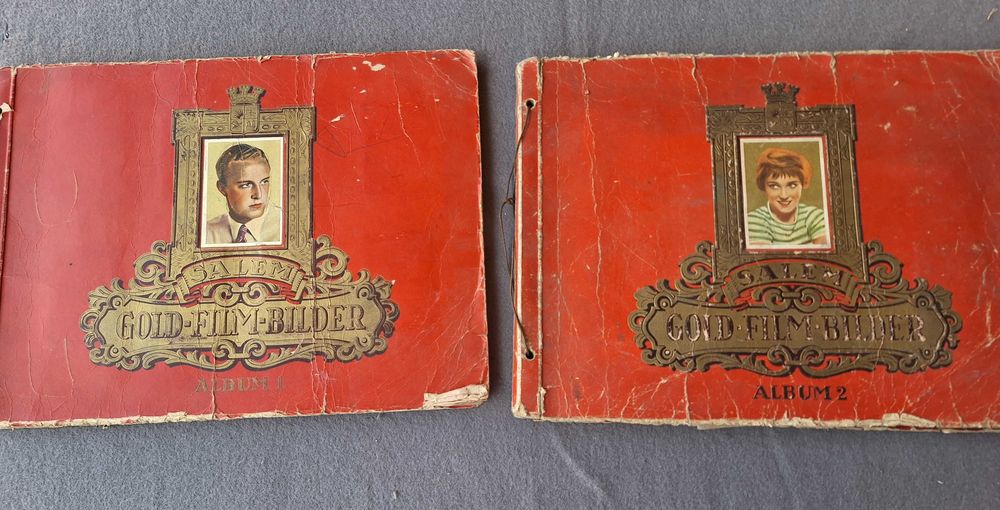 SALEM GOLD-FILM-BILDER, ALBUM 1 AND ALBUM 2 colectie actori anii 1930