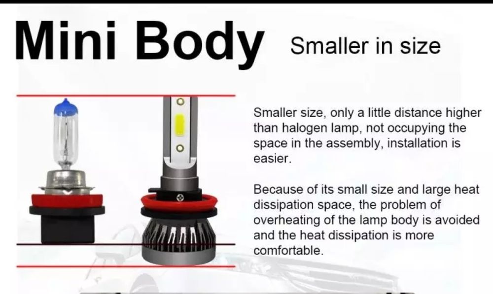 Becuri bec Led  HB3 9005 HB4 9006