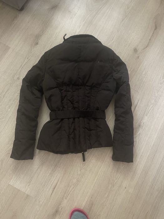 Дамско яке естествена кожа размер S,елек пухенка H&M,Zara яке с пух