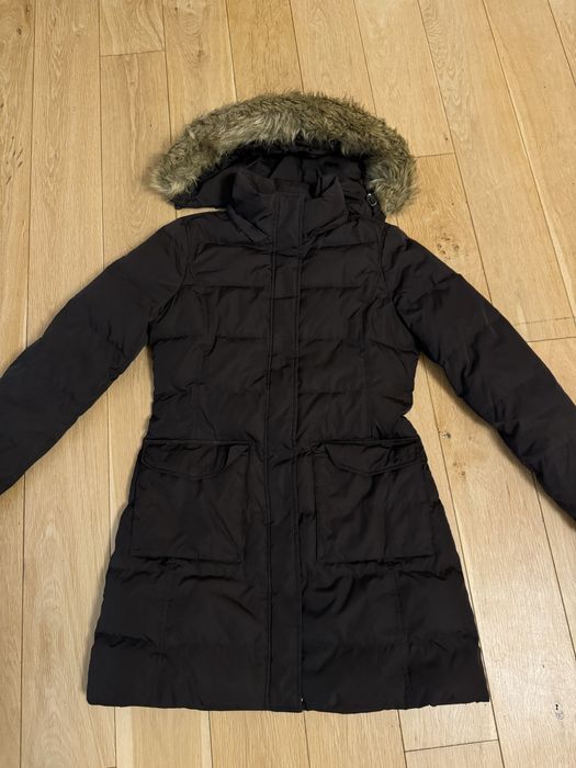 geaca lunga cu blanita Tommy Hilfiger