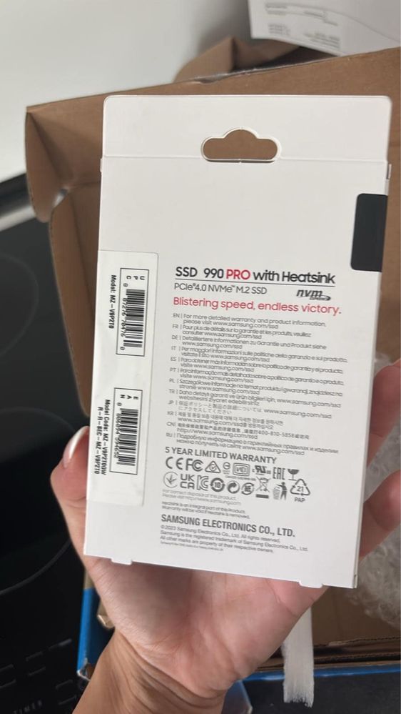 Samsung 990 pro 2TB Heatsink SSD