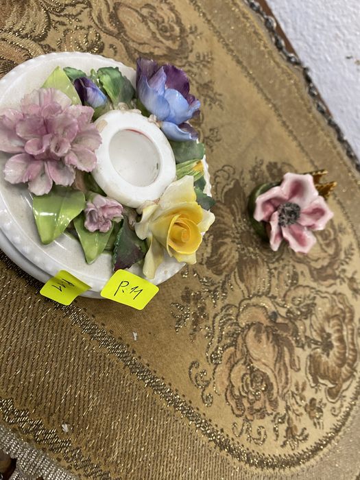 Английски порцеланов свещник с маркировка