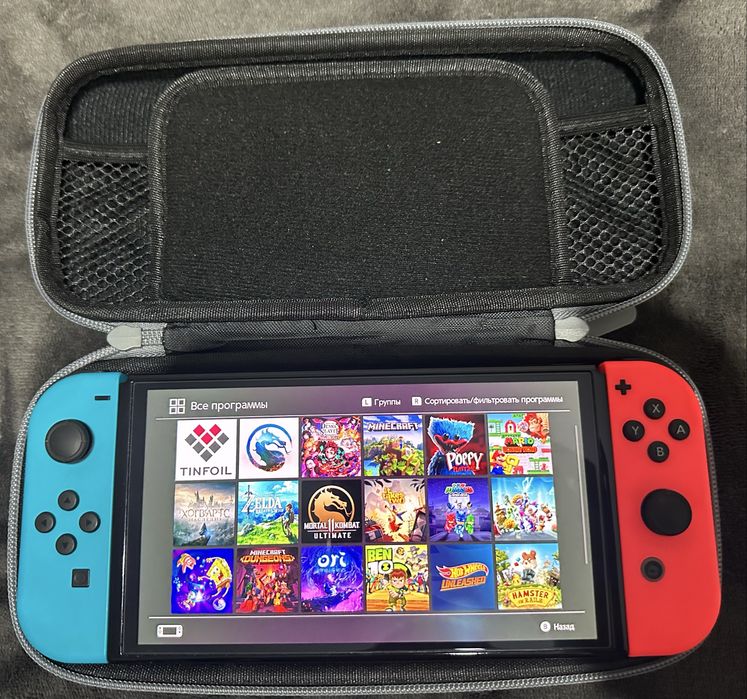 Продается прошитая Nintendo switch oled 64GB