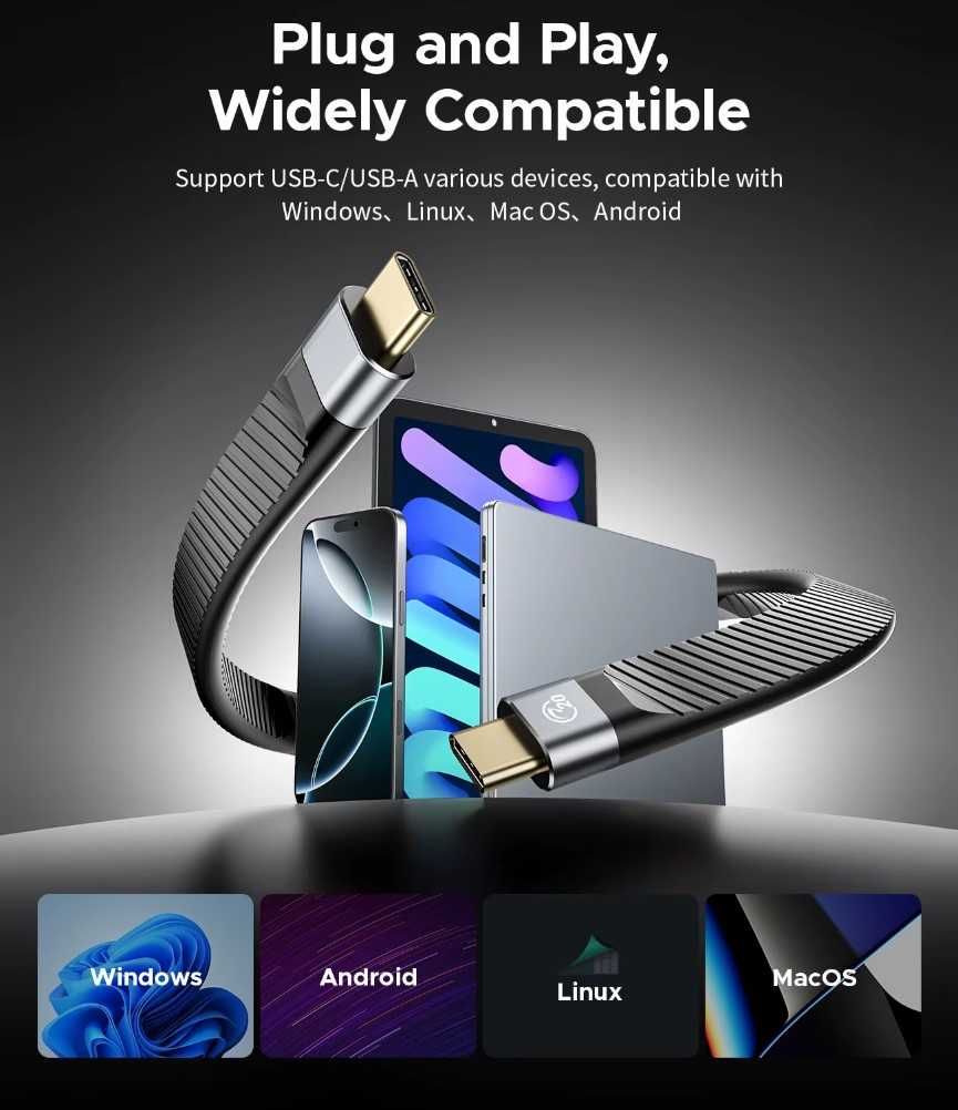 Портативный SSD для iPhone ProRes HDR 4K 120Hz Orico 512Gb с Magsafe