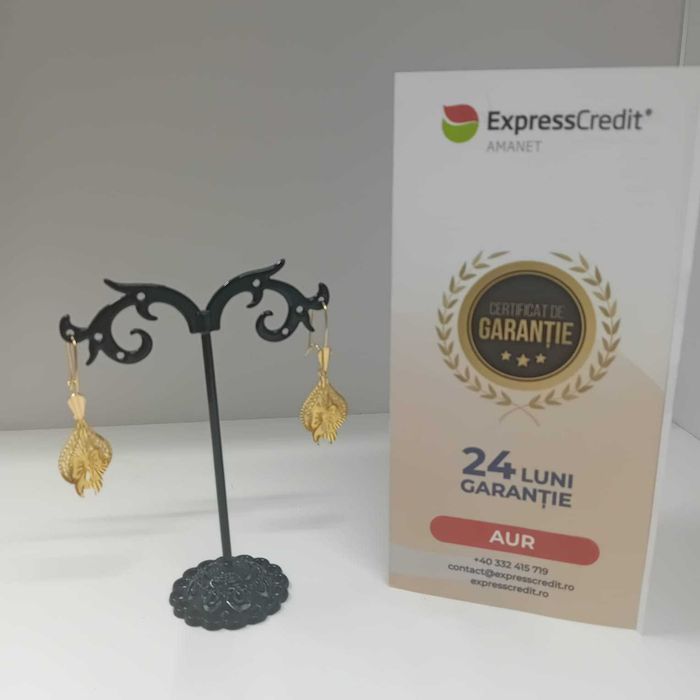 Cercei aur 21k (ag49 Esplanada b.6426.3)