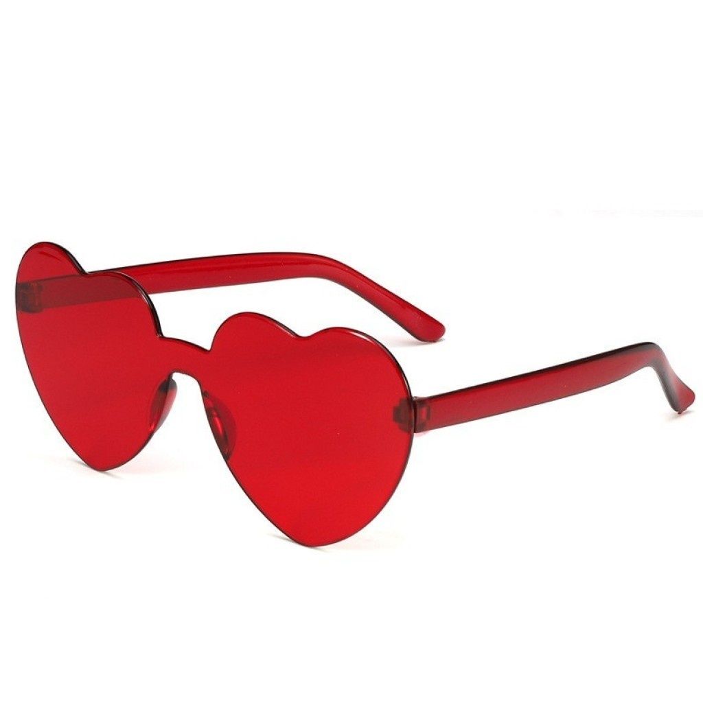 Водоустойчиви дамски очила подходящи за плаж и стъкла - сърце