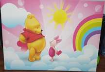 Tablou canvas copii, WINNIE THE POOH, 70x100cm, NOU