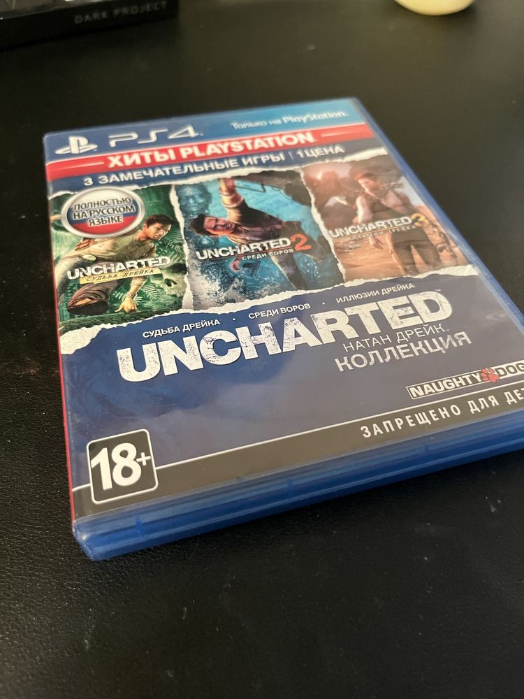 Диск ps4 uncharted натан дрейк