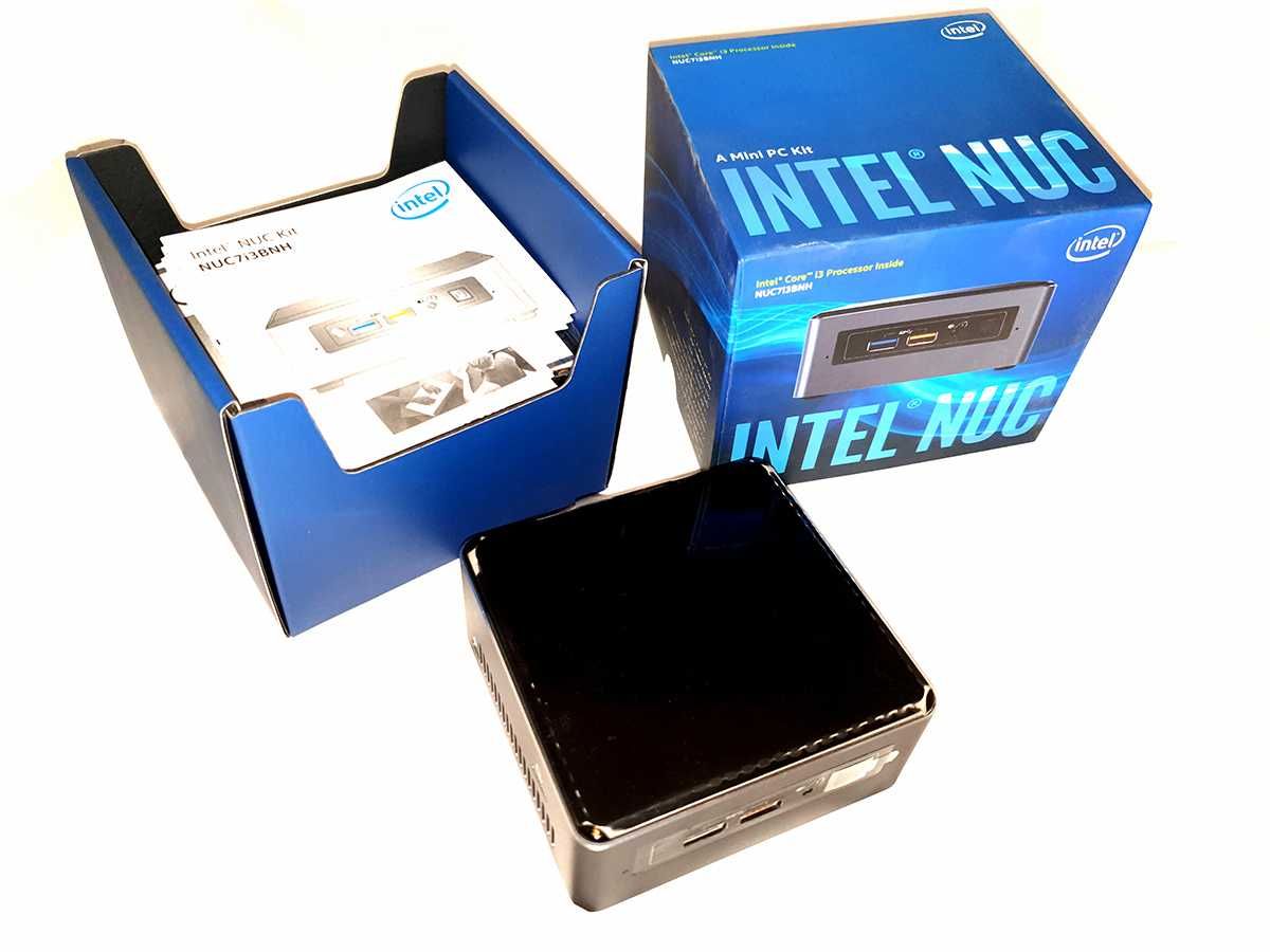 Mini PC Intel NUC7I3BNH Core i3-7100U, 2.40GHz, 8GB, SSD Intel 120GB