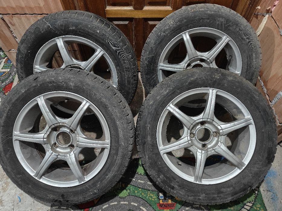 Jante aluminiu R15 + anvelope