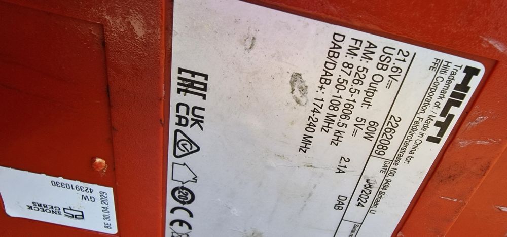 Hilti RC 6-22 radio hilti nuron an 2024