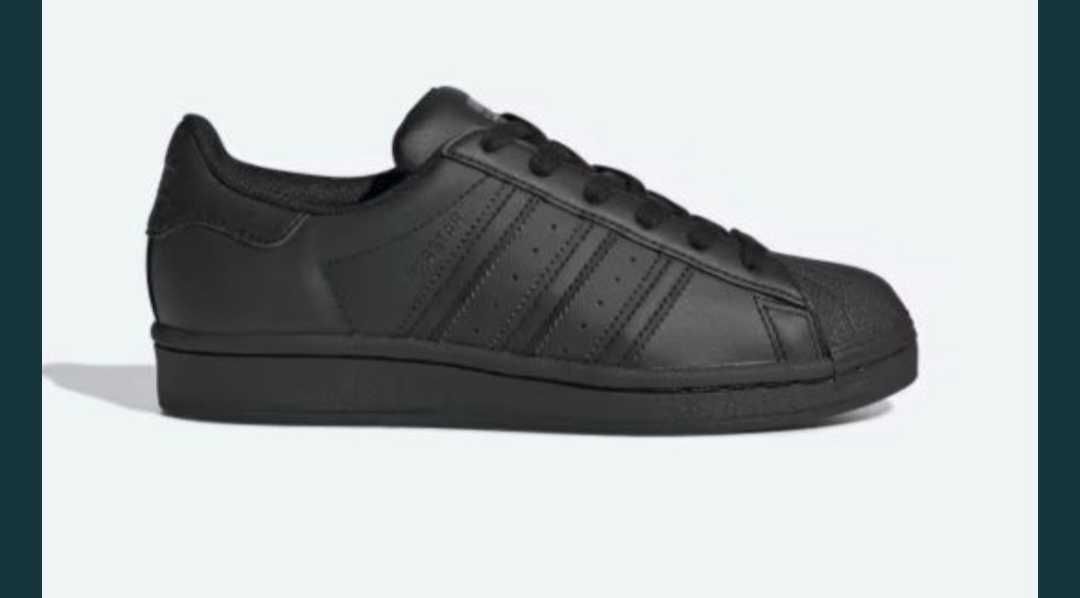 Adidas черни сникърси естествена кожа 37 номер Superstar shoes