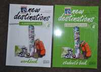 New destination,elementary A1.2 учебник с тетрадка по английски език