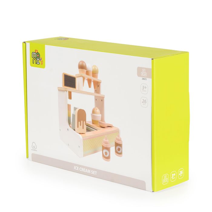 Дървен щанд за сладолед