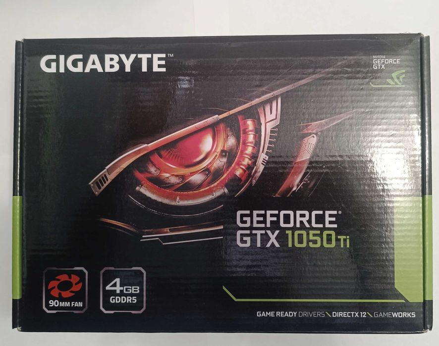 Видеокарта Geforce 1050ti 4гигабайта