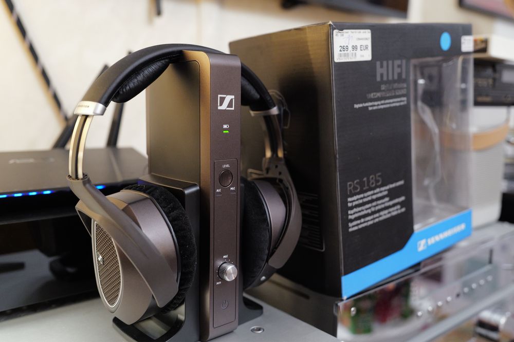 Casti Sennheiser RS 185 impecabile wireless bluetooth