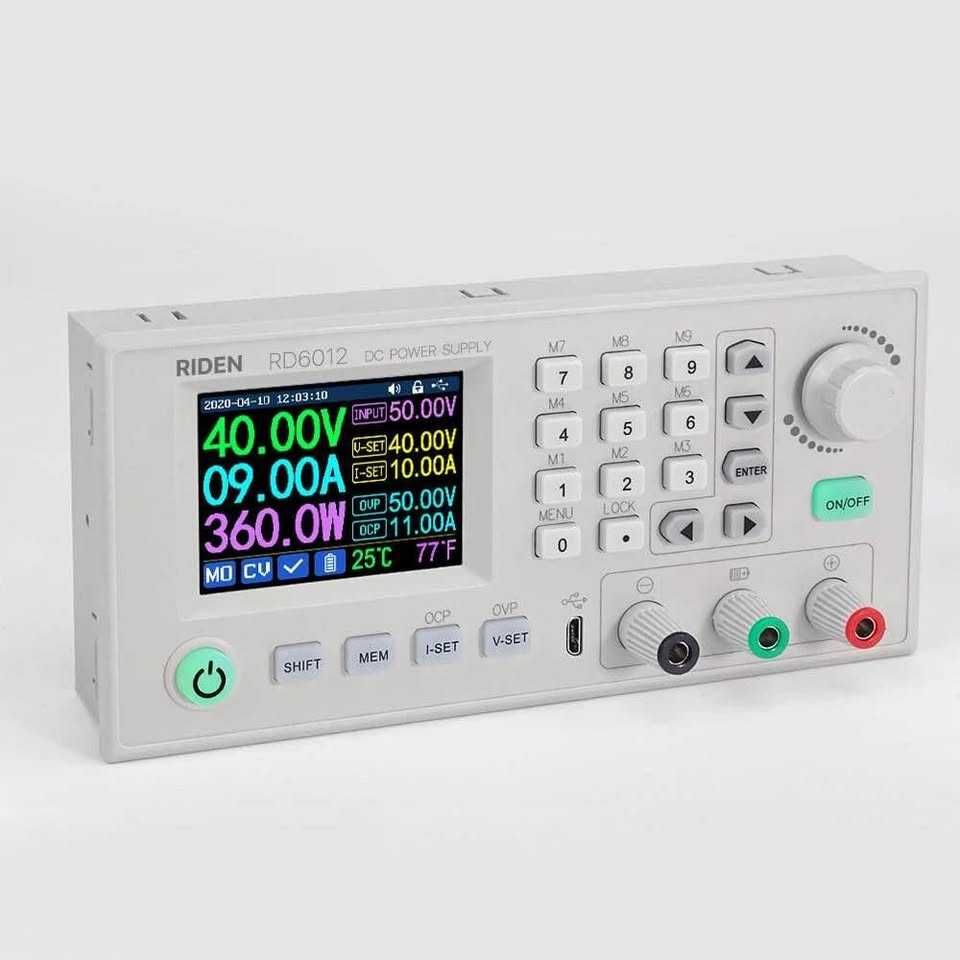 Захранващ Блок Riden RD6012, 60V 12A, 720W, Чисто Нов