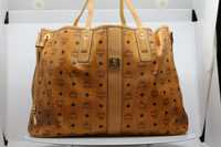 MCM LIZ reversible large shopper geanta cu poseta COGNAC
