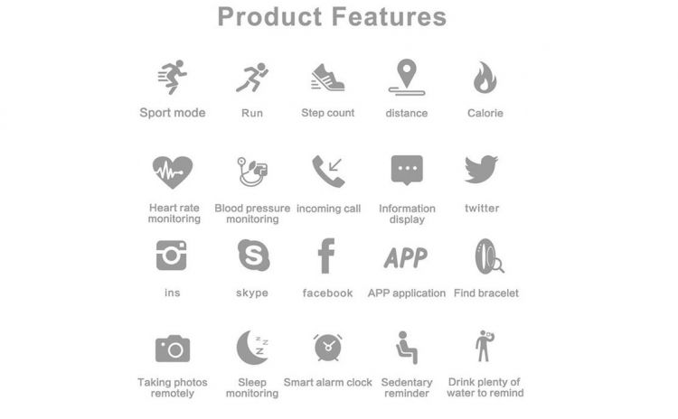 Ceas Bratara Fitness M3 ecran USB bluetooth