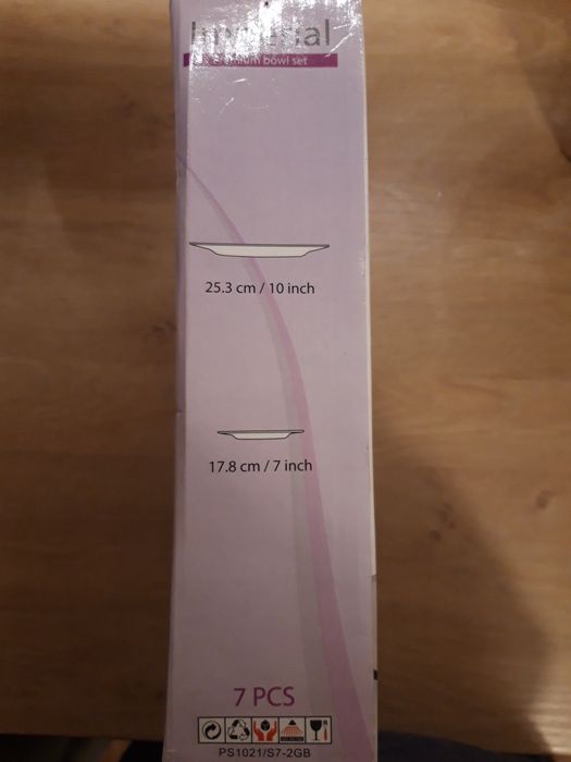 Set farfurii sticla desert