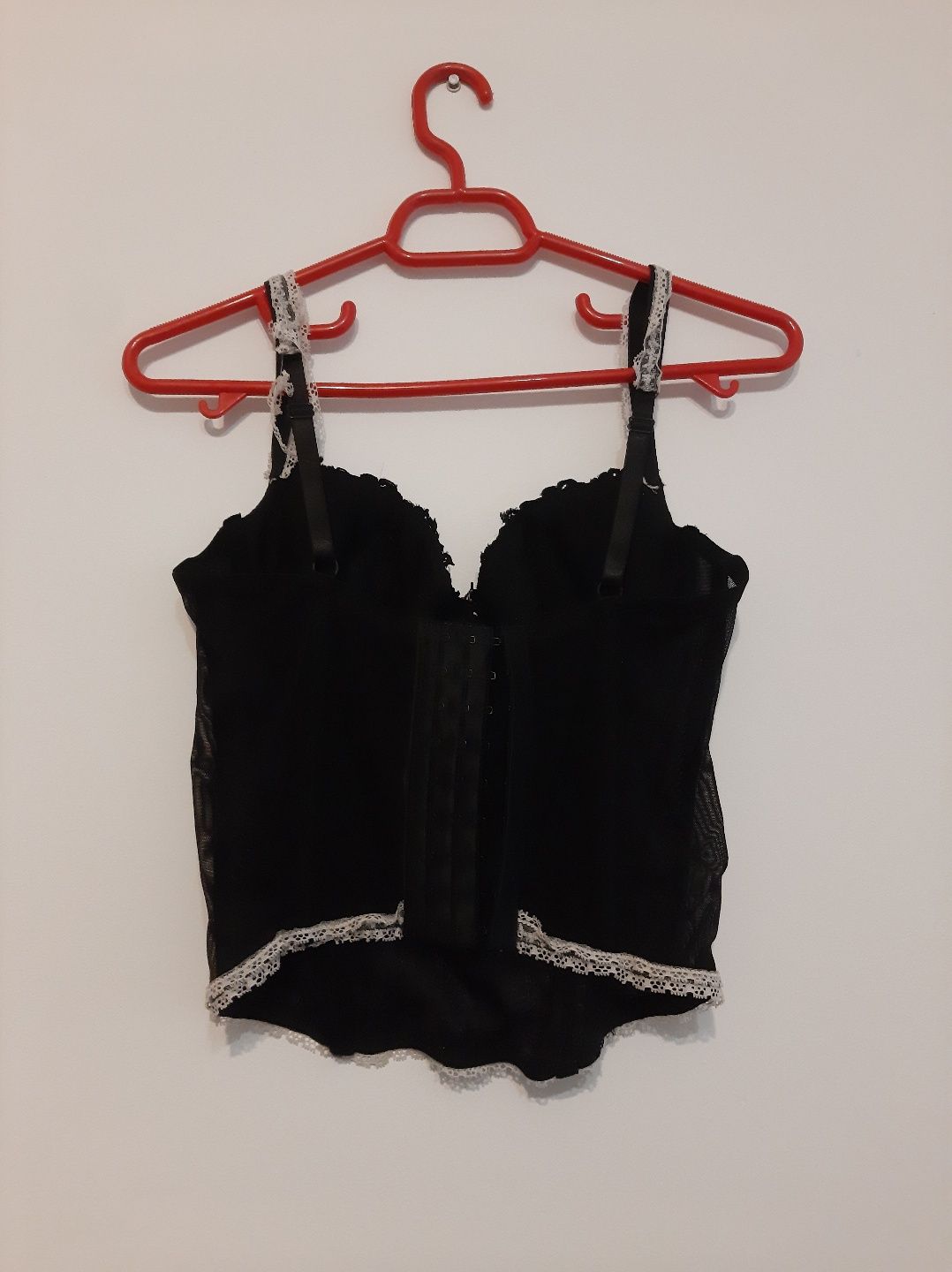 vand corset negru dantela